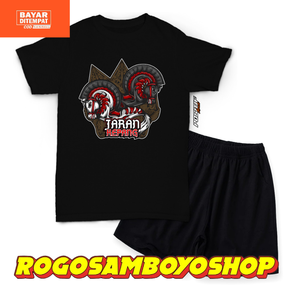 VIRAL BAJU KAOS SETELAN ANAK JARAN KEPANG MBEROT BANTENGAN SENTEREWE JARANAN