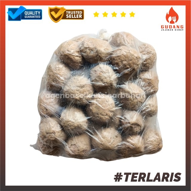 

BAKSO / BASO IKAN SINAR BAHARI BANDUNG 1 Bal Bakso Ikan Jumbo Isi Tetelan / Cabe