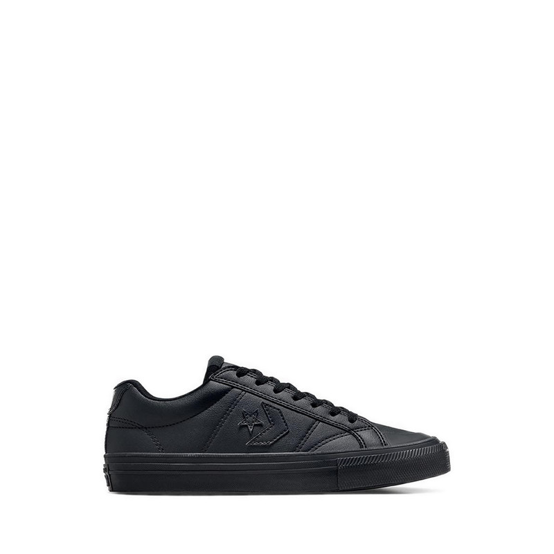 Converse Sport Casual Faux Leather Men's Sneakers - Black/Black/Total Eclipse