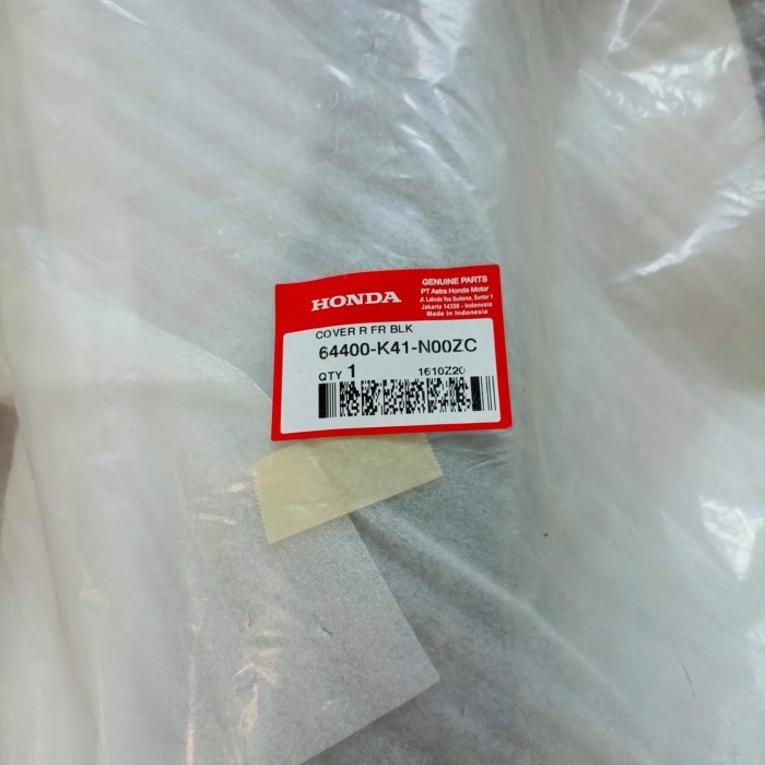 Cover Body Depan Kanan Hitam Supra X 125 FI ORI AHM 64400K41N00ZC BERKUALITAS