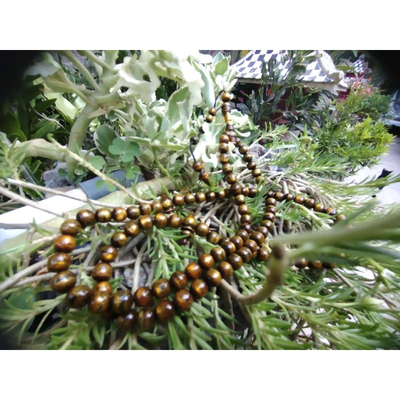 IMDAHANDICRAFT Tasbih tali arus serat emas tasbih akar bahar asli tasbih 99 tasbih akar bahar tali a
