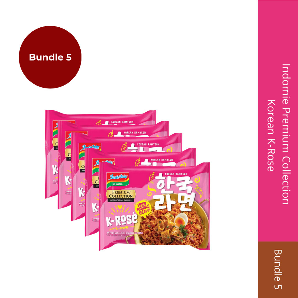 

Indomie Premium Collection Korean K- Rose - Bundle 5