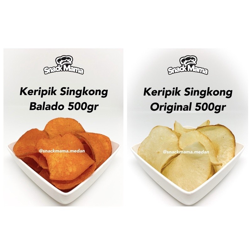 

[500GR] KERIPIK SINGKONG PREMIUM ORIGINAL / BALADO / RAWIT / JAGUNG