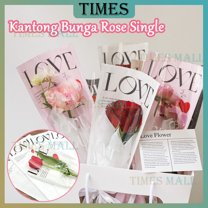 

Kantong Bunga Rose Single / Single Flower Rose Packing