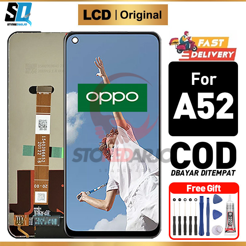 LCD OPPO A52 Original Full set Ori  Touchscreen hp murah For Glass Touch Screen Digitizer