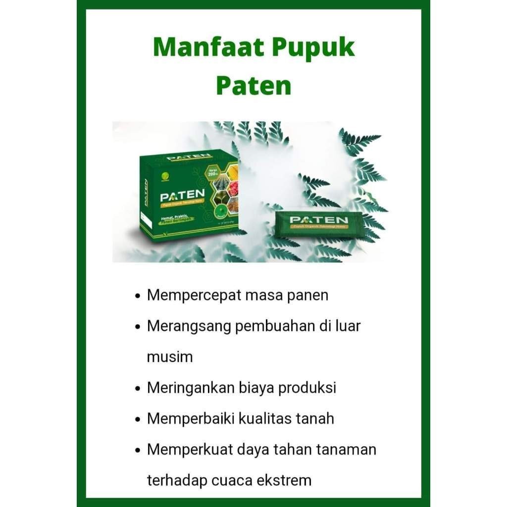 Liceriashop17 Pupuk Paten Gold / Hijau / Biru Imun Teknologi Nano Organik Renner Original