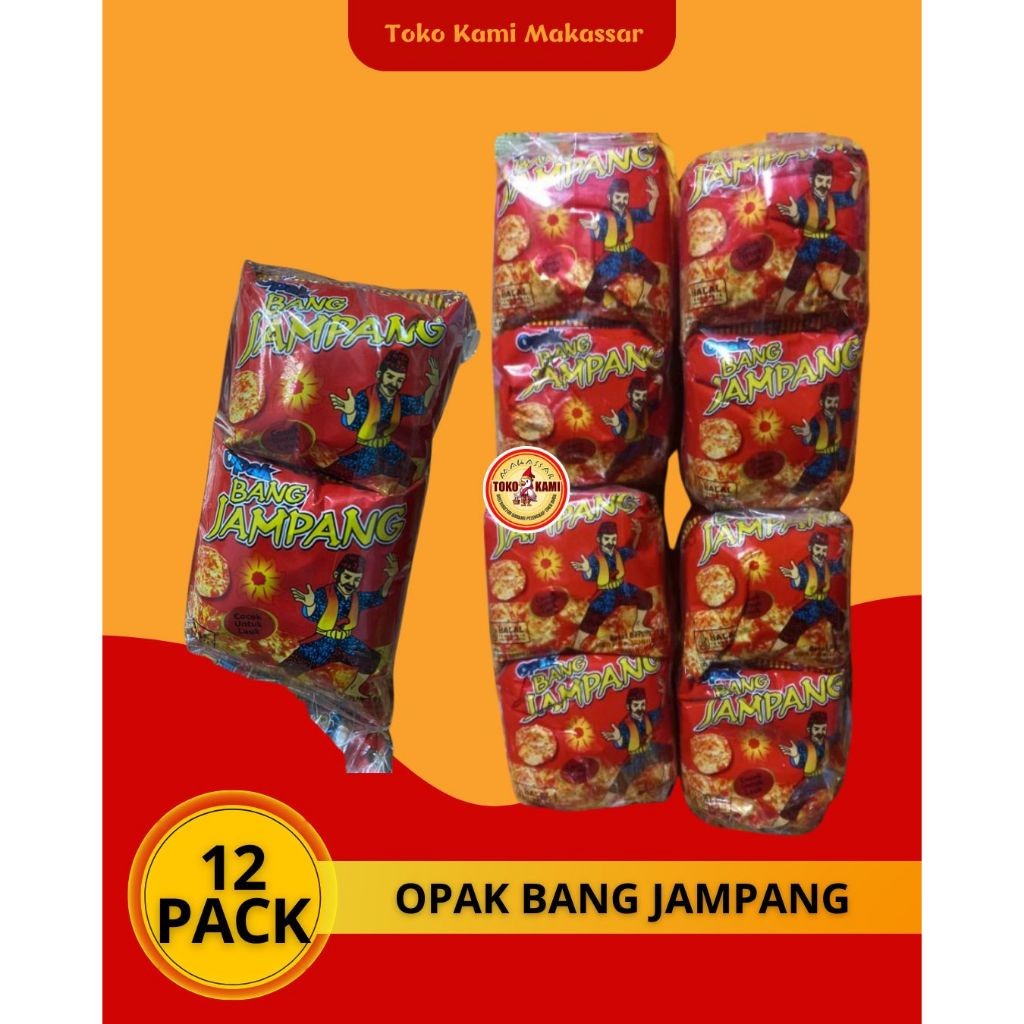 

Opak Bang Jampang 1 Pack Isi 10 Bungkus @9g
