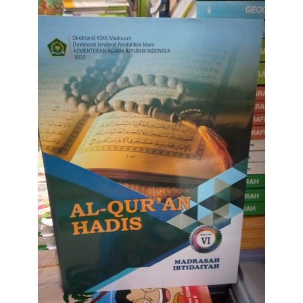 BUKU AL-QURAN HADIS UNTUK MI MADRASAH IBTIDAIYAH KELAS 6