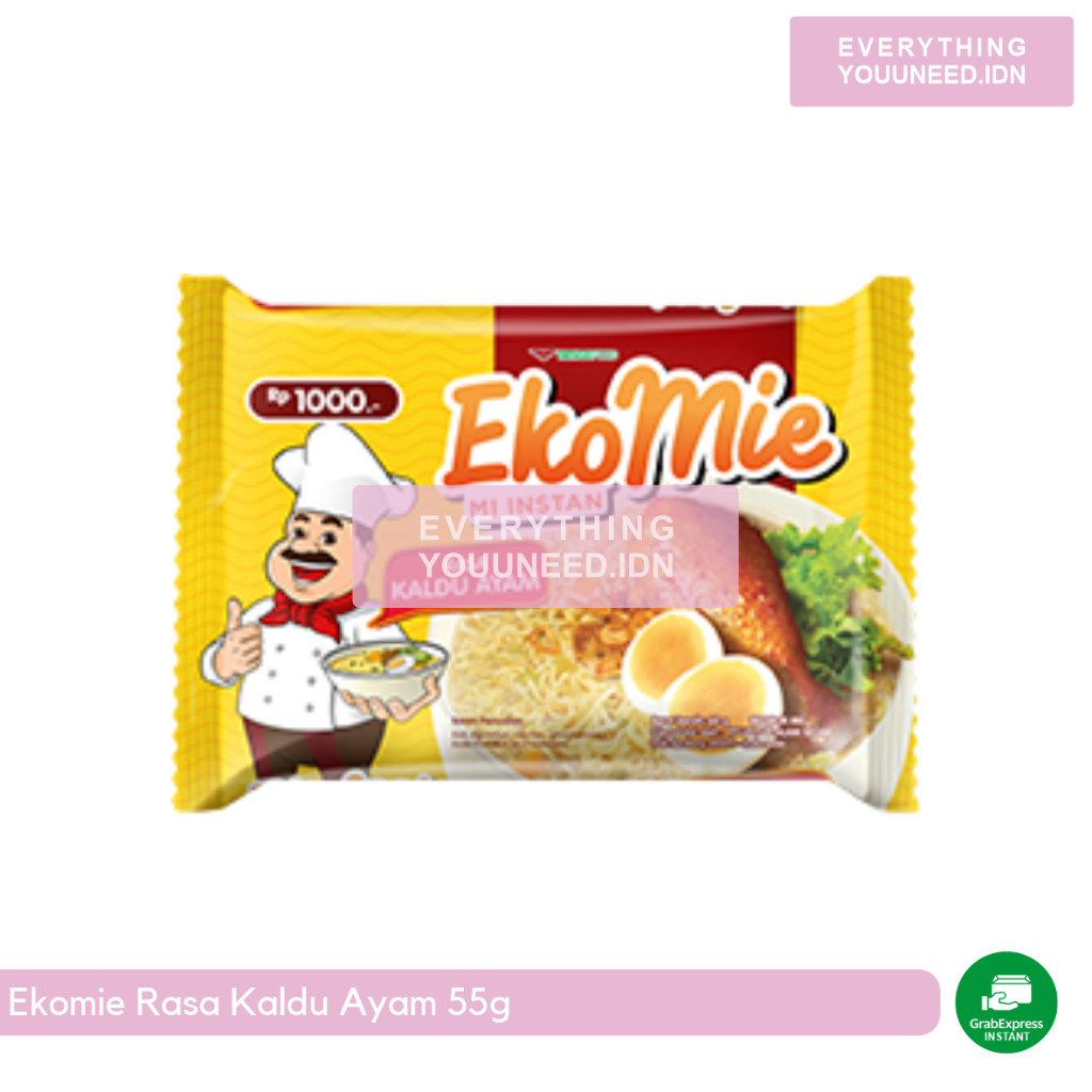 

Ekomie Mie Instan Kuah Rasa Kaldu Ayam 55g