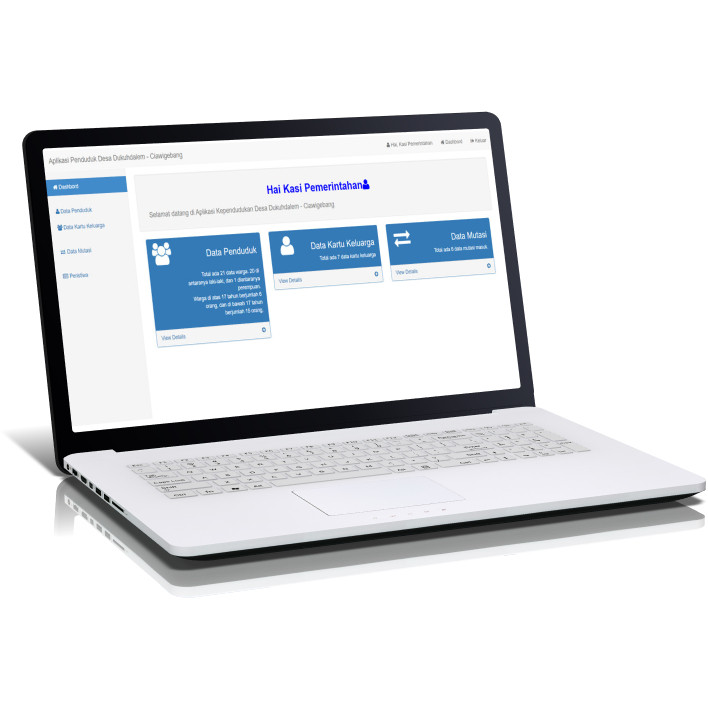 Source Code PHP Aplikasi Kependudukan Desa Berbasis Web