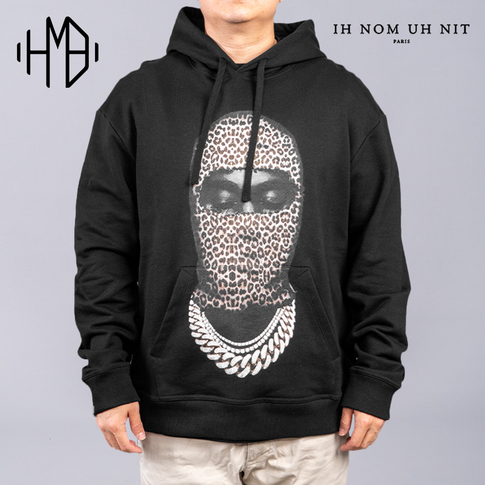 Ih Nom Uh Nit Leopard Mask Hoodie 100% Authentic