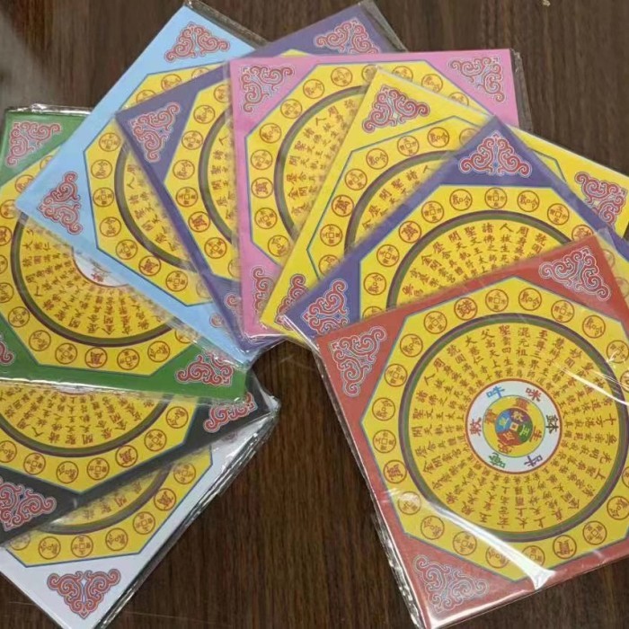 

best -kertas sembahyang 9 warna uk 13*13cm(shousen dan wangsen) - shou sen