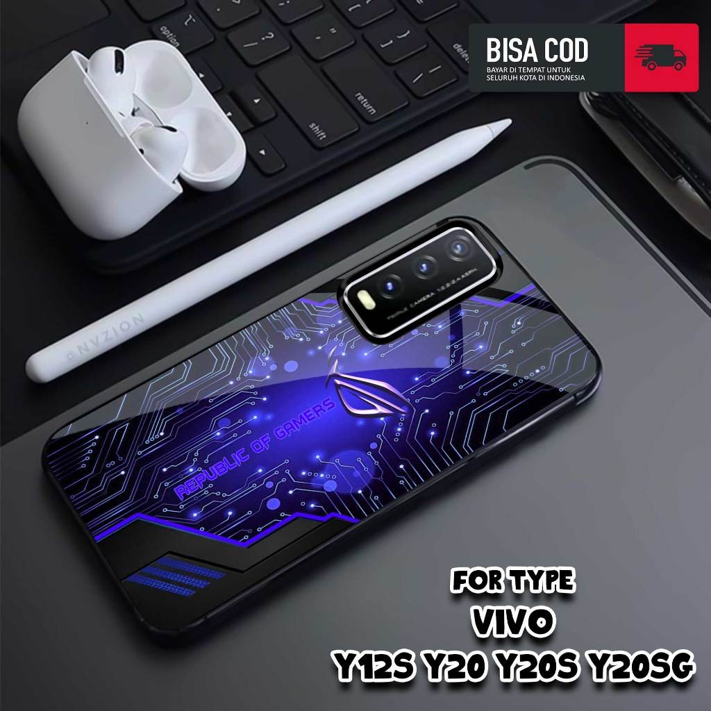 Case VIVO Y12S Y20 Y20S - Casing VIVO Y12S Y20 Y20S - MOTIF ROG NEW - Hardcase Premium Glossy - Casi