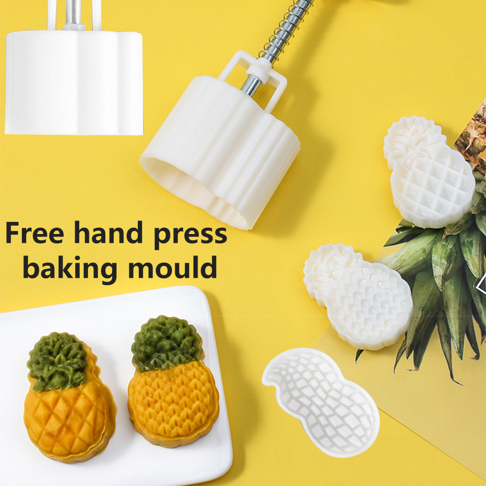 MS 30g 50g Set CETAKAN KUE Cetakan Nastar Cetakan Kue Bulan Kue Nanas Cetakan Nastar Bentuk Nanas