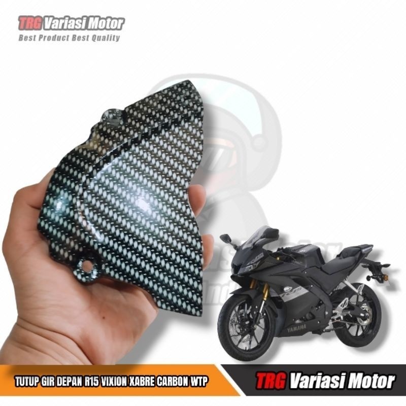 Cover Gear Depan Vixion Tutup Gir Depan Vixion Old New Model Original Carbon WTP PNP R15 Vixion Old 