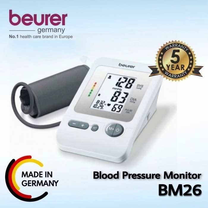Tensimeter Digital Beurer BM 26 BM26 Alat Ukur Tensi Meter Tekanan Darah