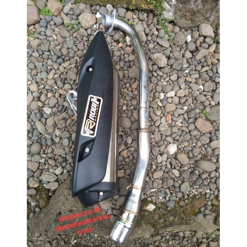 rob 1 bebek Knalpot Racing Rob1 Jupiter Vega Revo Supra