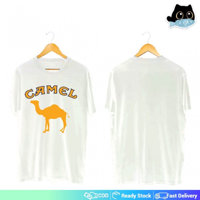 【COD】Kaos Logo CAMEL KUNING T shirt Distro Pria Wanita Original Full Colorfashion