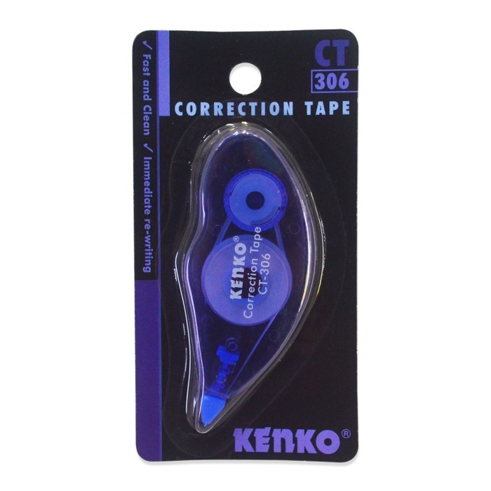 

Correction Tape 6M Kenko CT-306 Tipex Kertas Tipex Pita