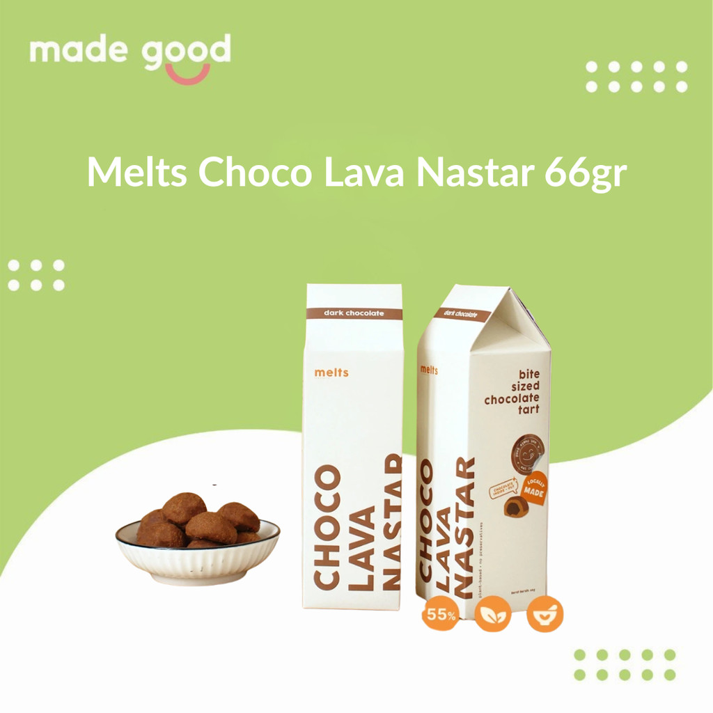 Melts Choco Lava Nastar Dark Choco 66gr