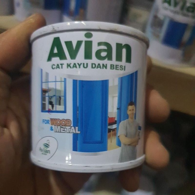 CAT EMAS KAYU DAN BESI AVIAN 100CC WARNA GOLD BRONZE EMAS