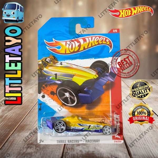 Hot Wheels F-Racer 2011 Kuning Formula 1 F1 Thrill Racers Race Car