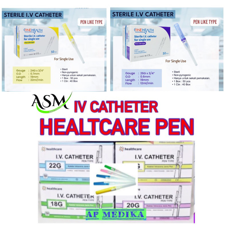 Iv CANNULA | PEN TYPE / ABOCATH  BOX PER BOX*