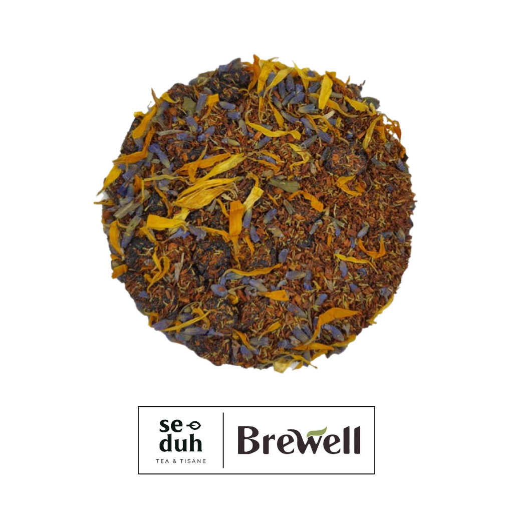 

SWEET LULLABY Tea Blend - Rooibos with Mixed Flower & Dried Blueberry - 500 gram