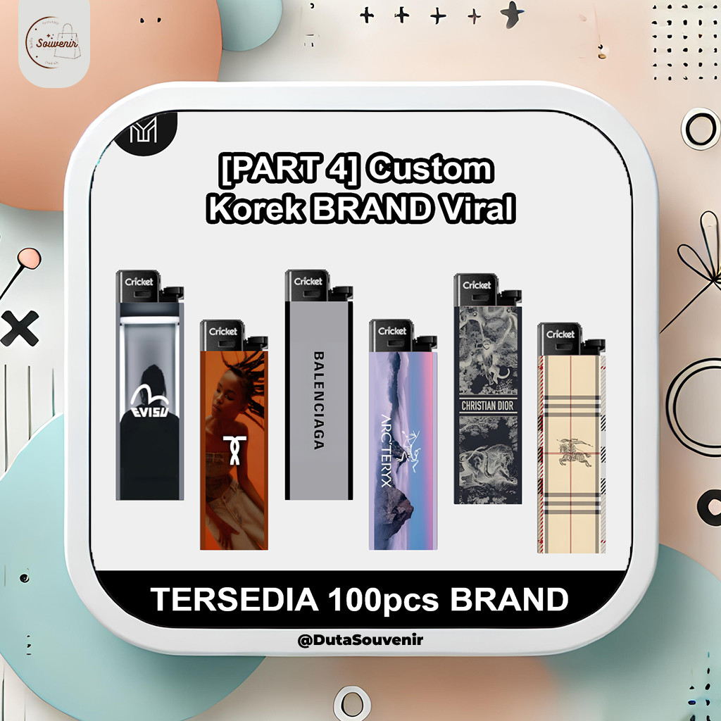 [PART 4] KOREK CRICKET CUSTOM TEMA BRAND MULAI SATUAN GAK PAKE RIBET, [BISA COD]