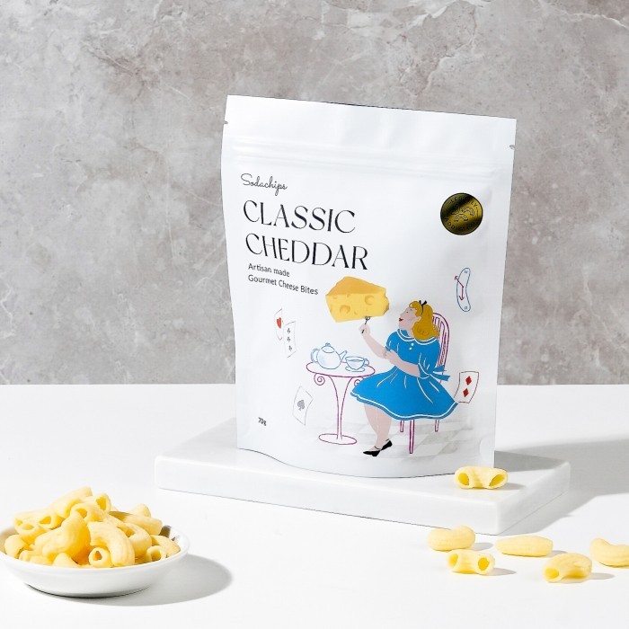 

CLASSIC CHEDDAR Cheese Bites Small - healthy snack by Sodachips