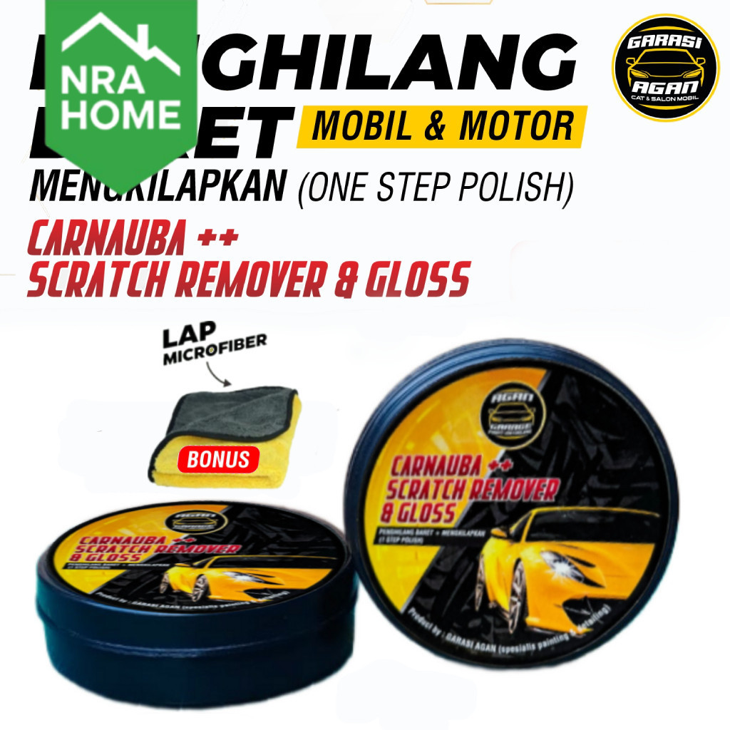 Penghilang Baret Body Mobil Motor Carnauba Scratch Remover Garasi Agan