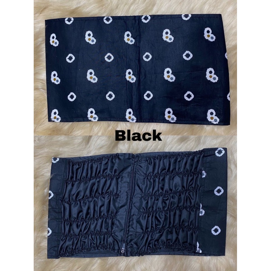 

Angkin Jumputan Kebaya Instan / Obi Kebaya - Grey