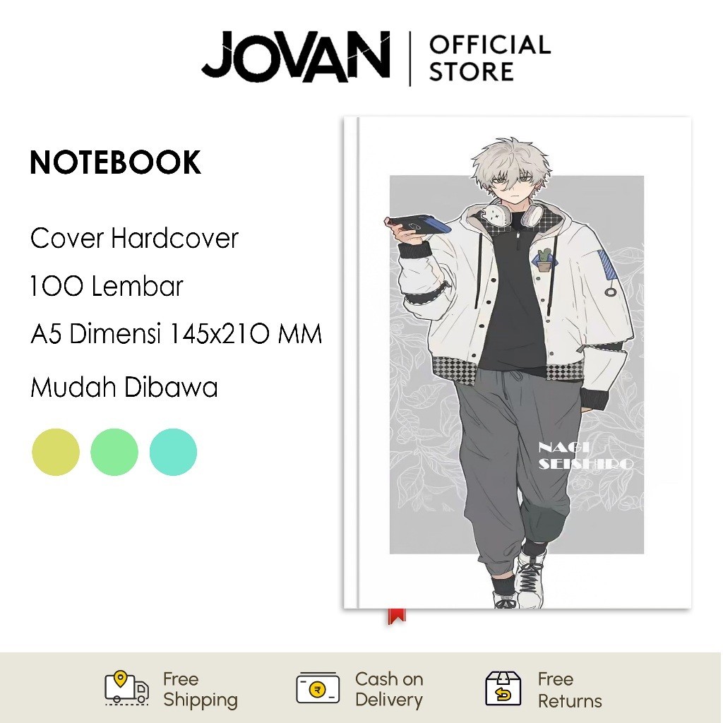 

Notebook Hardcover Custom Blue Lock 3 Buku Tulis Catatan Note Agenda Planner Jurnal Diary Notebook Anime