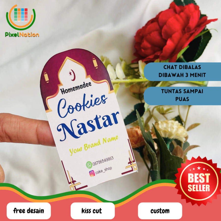 

PiNat STIKER OVAL STICKER KEMASAN TOPLES KUE KERING IDUL FITRI LEBARAN HAMPERS SUDAH CUTTING