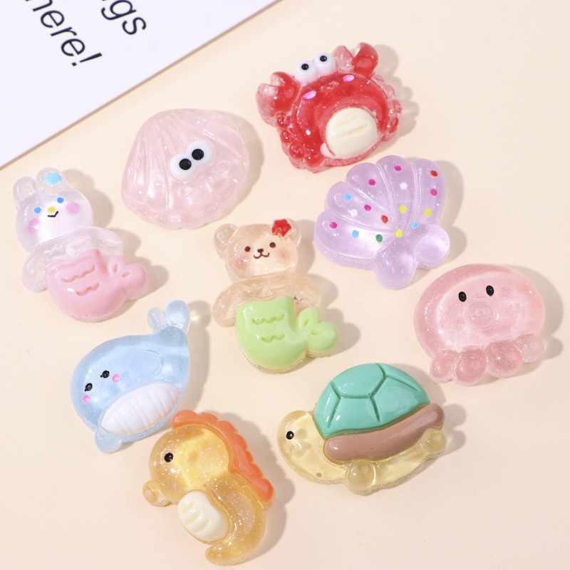

Stiker 3D Aksesoris Tempelan Lucu Botol HP Laptop Karakter Underwater Turtle Crab