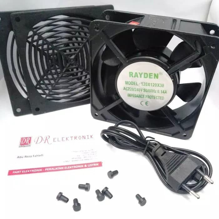Cooling Fan Kipas Pendingin Rayden AC 220v 12cm 120x120