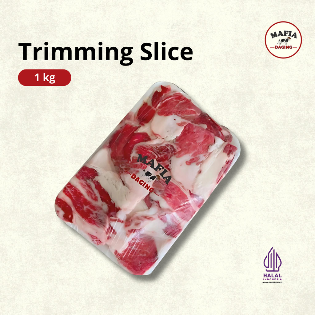 

Ay00! [Mafia Daging] Harga Promo!!! Trimming Beef Slice 1 Kg