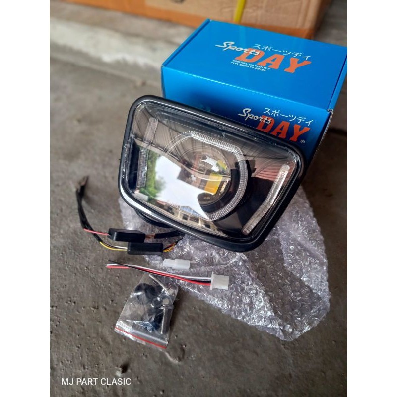 Lampu Biled Daymaker RX King Oval Biled Matrix Original CR7 Headlamp Biled RX KING Set Batok Oval