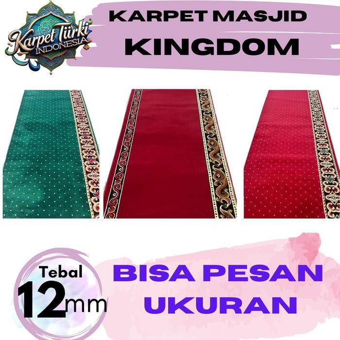 Karpet Masjid Kingdom per Roll 6 meter Tebal 12mm - Sajadah Musholla