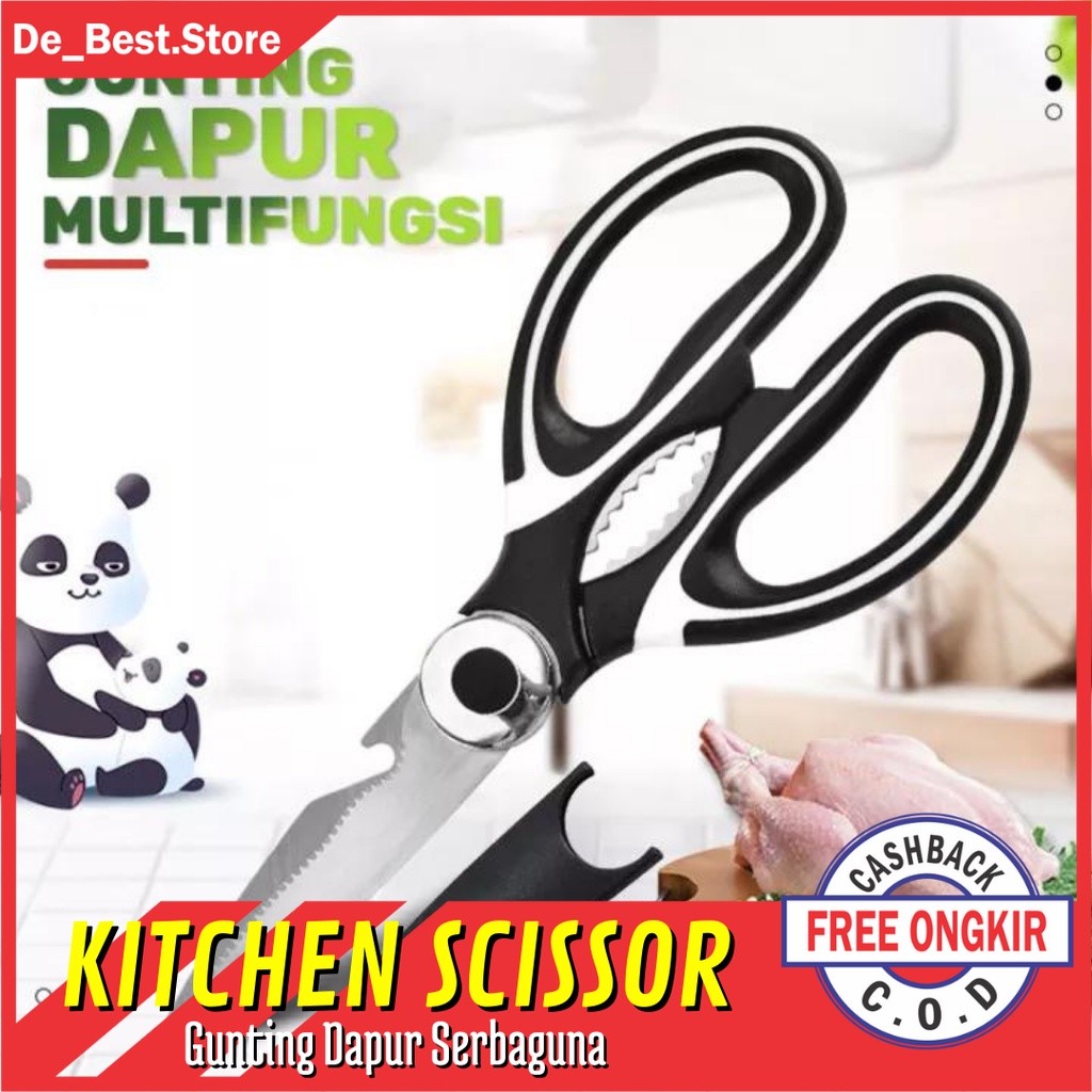 

NEW SC { ALL RAEDY STOK } Gunting Daging - Gunting Sayur - Gunting Dapur Serbaguna - Gunting Stainless Steel