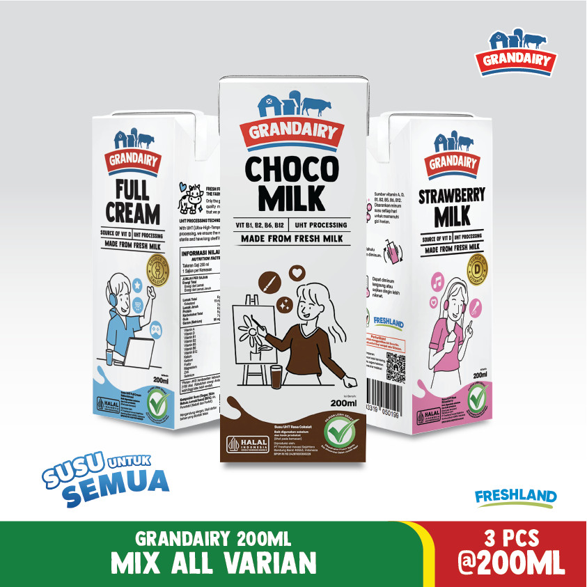 

BUNDLE MIX GRANDAIRY 200ML ALL VARIAN