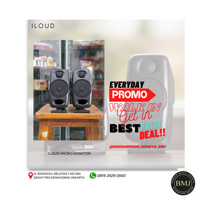 IK Multimedia iLoud Micro Monitor Black, BMJ