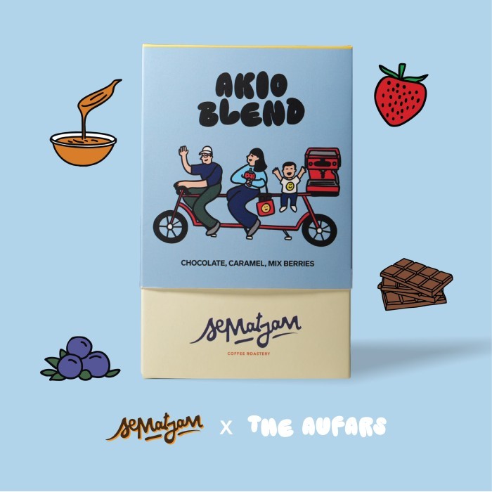 

AKIO BLEND - Sematjam Coffee Roaster x The Aufars - BUBUK SEDANG, 200g