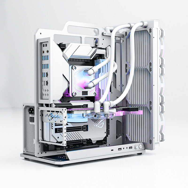 SOCOOLER PC Case open pc case Gaming Computer Desktop M-ATX ITX Motherboard  aluminum alloy PC Gamer