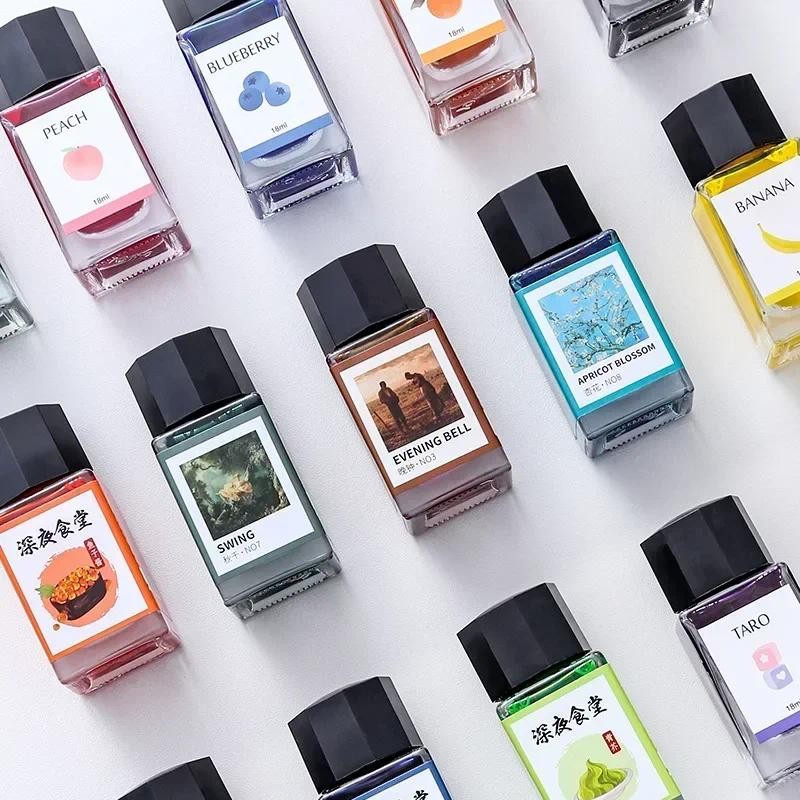 

18ml Tramol Ink Collection Anti Ink Waterline Manuscript Manga Design Watercolor Hook Line Pen Non Fading Non Carbon Ink