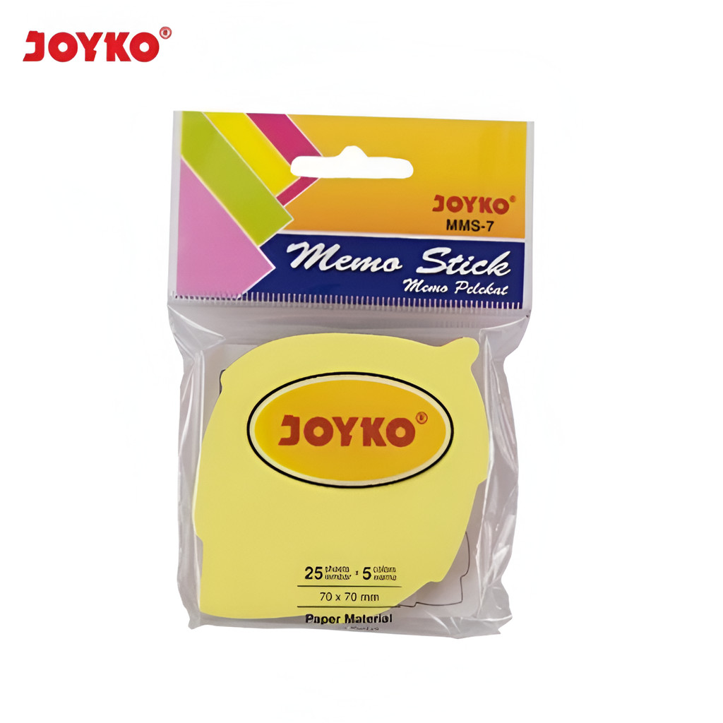 

Memo Stick Kertas Memo Tempel Sticky Note Joyko Jokyo MMS-7 Bentuk Daun