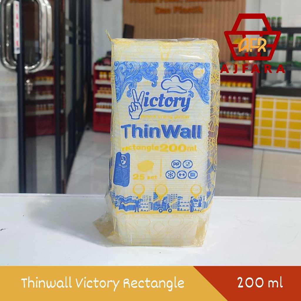 Victory ThinWall Rectangle 200ml