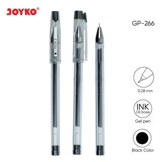 

Gel Pen Pulpen Hitam Pena Joyko GP-266 iTech 2 0.28 mm