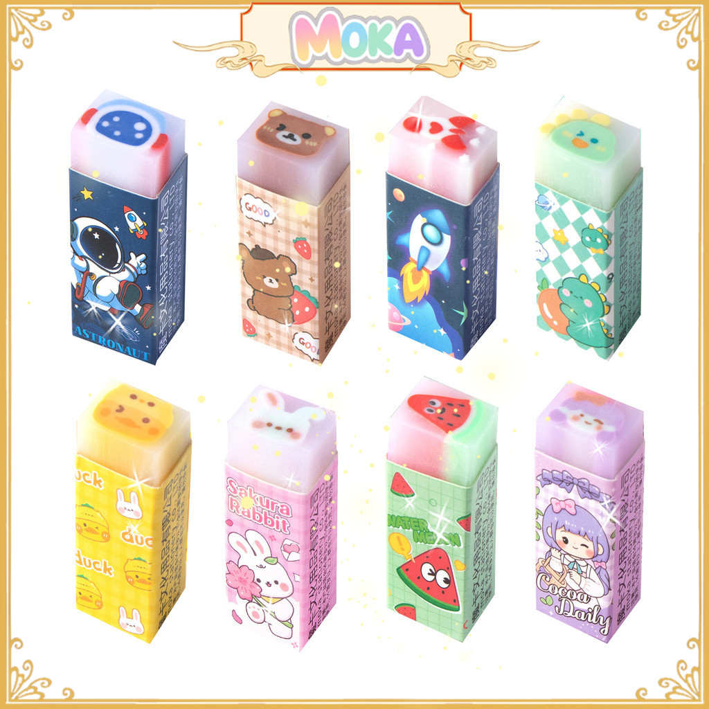 

MOKA Penghapus Pensil Elastis Motif Kartun Tanpa Ujung MKA11