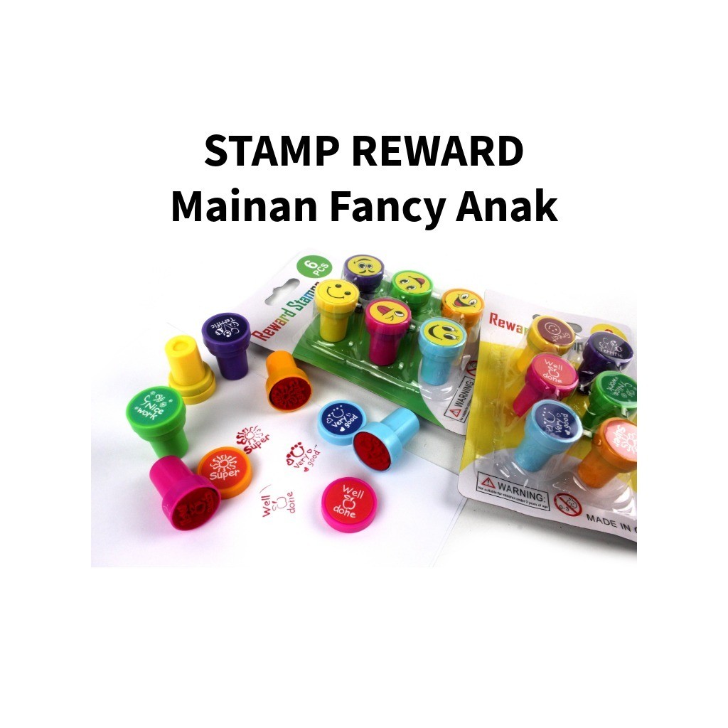 

6pcs Stamp Karakter Fancy / Stamp Karakter Lucu 2019-6